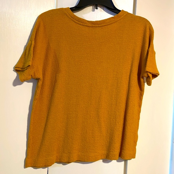 LOFT mustard yellow top - Picture 2 of 3